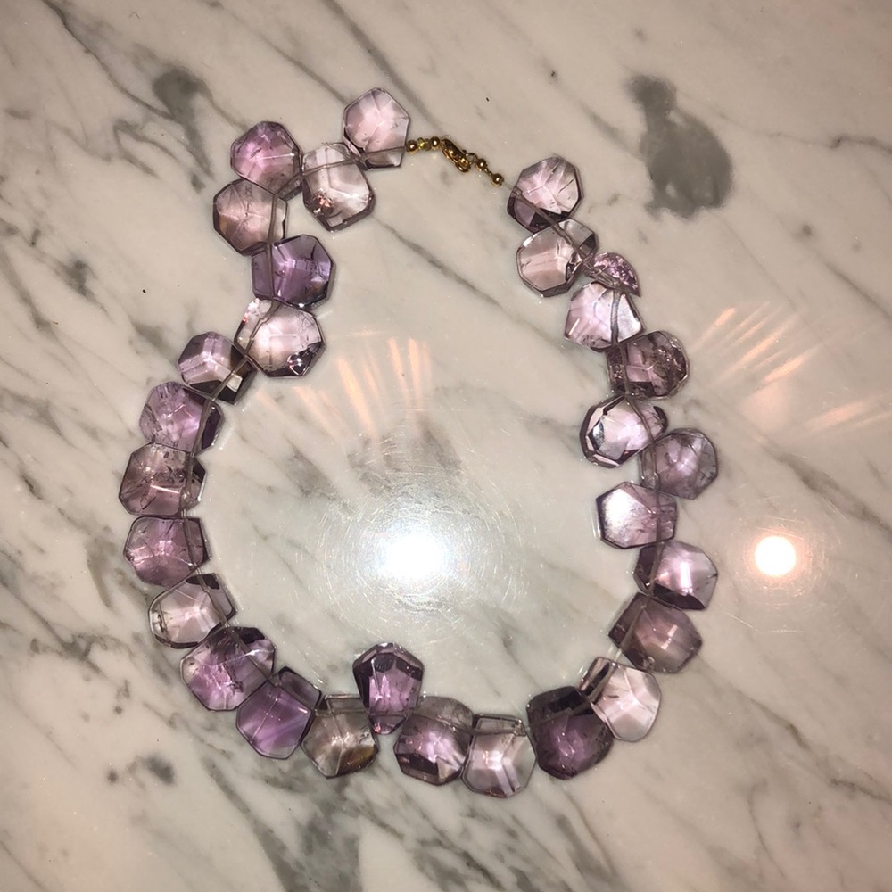 Amethyst Beaded Necklace